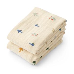 LIEWOOD - Mouchoirs en mousseline de coton bio Lewis, Aviat…