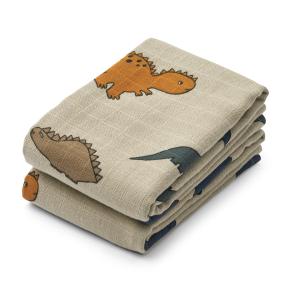 LIEWOOD - Linge en mousseline Lewis, en coton bio, Dinosaur…