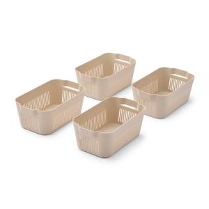 LIEWOOD - Panier Makeeva, Mini, sandy (lot de 4)