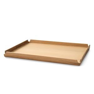 LindDNA - Airy Teak Plateau Square L, teck / Nupo naturel