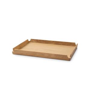 LindDNA - Airy Teak Plateau Square M, teck / Nupo naturel