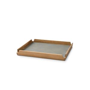 Lind DNA - Airy Teak Plateau Square S, teck / Nupo light gr…