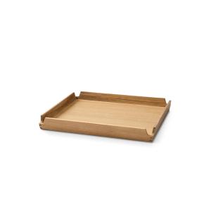 LindDNA - Airy Teak Plateau Square S, teck / Nupo naturel