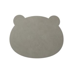 Lind dna - Set de table enfant ours, nupo gris clair