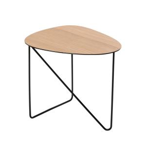 Lind DNA - Curve table d'appoint m, chêne / noir