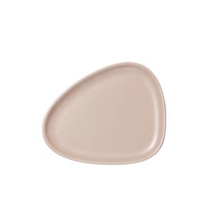Lind DNA - Curve Stoneware Lunch Assiette, 22 x 19 cm, sable