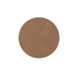Lind DNA - Dessous de verre rond Ø 10 cm, Nupo brun