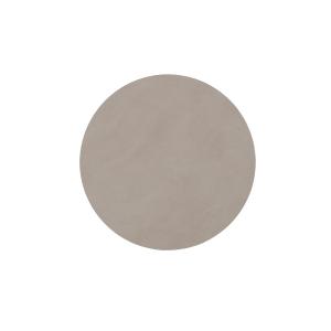 Lind DNA - Dessous de verre rond Ø 10 cm, Nupo gris clair