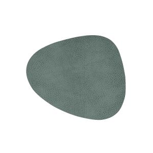 Lind DNA - Glasuntersetzer Curve , Hippo vert pastel