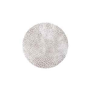 Lind DNA - Dessous de verre rond Ø 10 cm, Hippo blanc-gris