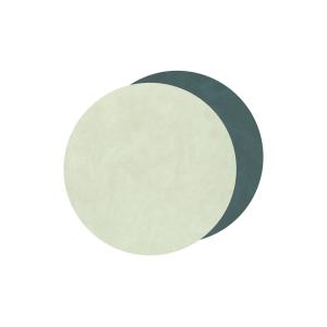 Lind DNA - Sous-verre en verre rond Double, Nupo vert foncé…