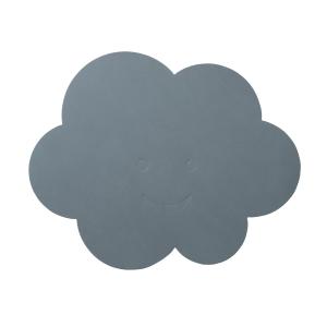 LindDNA - Set de table enfant nuage, Nupo bleu clair