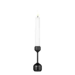 Lind DNA - Silhouette Bougeoir, Ø 4,2 x H 12 cm, noir