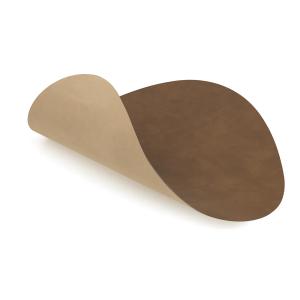 Lind DNA - Set de table Curve L Double , Cloud marron / Nup…