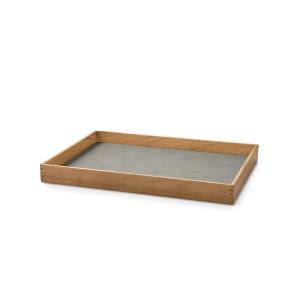 Lind DNA - Even Teak Plateau Square M, teck / Nupo light gr…