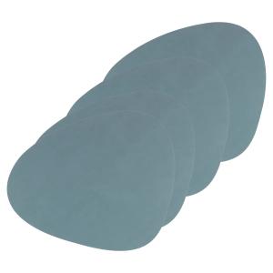 Lind DNA - Napperon Curve L , Nupo bleu clair (lot de 4)