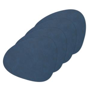 Lind DNA - Set de table Curve L, Nupo midnight blue (jeu de…