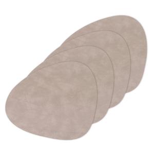 Lind DNA - Set de table Curve L, Nupo nomad grey (jeu de 4)