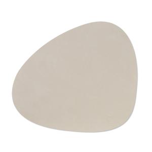 Lind DNA - Set de table Curve L, Nupo oyster white