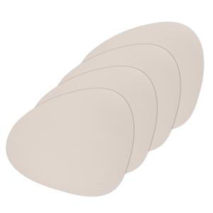 LindDNA - Set de table Curve L, Nupo soft nude (lot de 4)