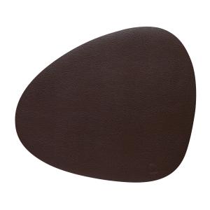 Lind DNA - Set de table Curve L , Serene rouge-brun