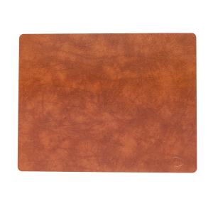 LindDNA - Set de table Square L 35 x 45 cm, Bull cognac