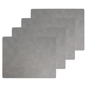 Lind DNA - Set de table Square L , 35 x 45 cm, Hippo anthra…