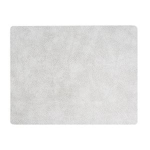 Lind DNA - Set de table Square L 35 x 45 cm, Hippo blanc -…