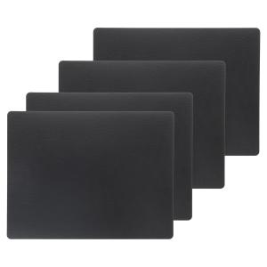 Lind DNA - Set de table Square L , 35 x 45 cm, Bull noir (s…