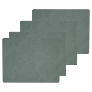Lind DNA - Set de table Square L , 35 x 45 cm, Hippo vert p…