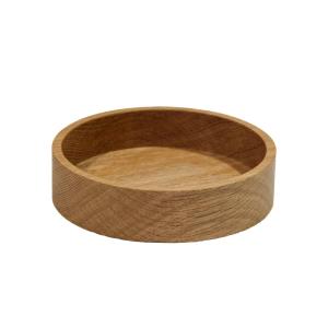 LindDNA - Wood Box Circle, Ø 11 x H 3 cm, chêne naturel