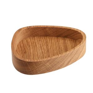 LindDNA - Wood Box Curve L, 26 x 23 cm, chêne naturel