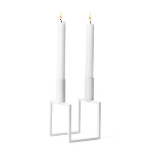 Audo - Cube Line Bougeoir, blanc