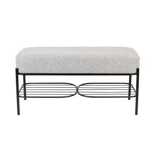 Livingstone - Comfy Banc, noir / gris