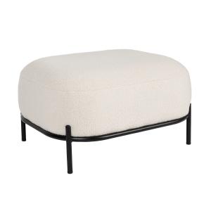 Livingstone - Hatuma Tabouret, noir / beige