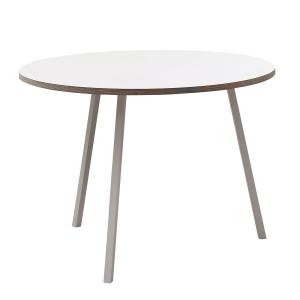 HAY - Table ronde Loop Stand, Ø 105 cm, blanc / blanc