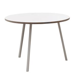 HAY - Table ronde Loop Stand, Ø 105 cm, blanc / blanc
