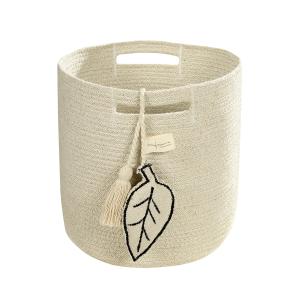 Lorena Canals - Panier de rangement, feuilles, naturel