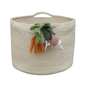 Lorena Canals - Panier de rangement, Veggies, naturel / ora…