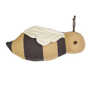 Lorena Canals - Buzzy Bee Coussin, 14 x 36 cm, honey / gris…