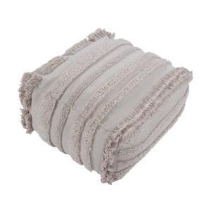 Lorena Canals - Early Hours Pouf, 54 x 54 cm, naturel