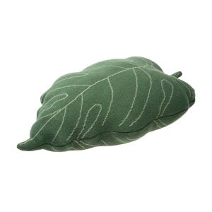 Lorena Canals - Coussin tricoté Baby Leaf, vert