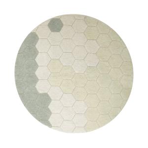 Lorena Canals - Honeycomb Tapis lavable, Ø 140 cm, blue sag…