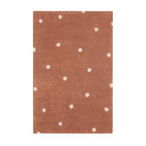 Lorena Canals - Mini Dot Tapis, 100 x 150 cm, chestnut / na…