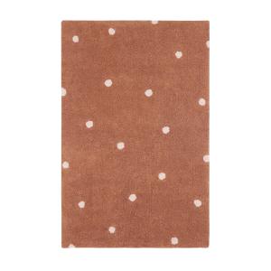 Lorena Canals - Mini Dot Tapis, 100 x 150 cm, chestnut / na…