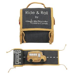 Lorena Canals - Ride & Roll Set de jeu, bus scolaire, noir…