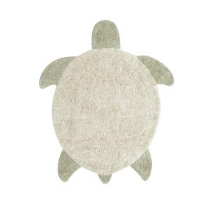 Lorena Canals - Sea Turtle Tapis, 110 x 130 cm, naturel / o…