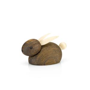 Lucie kaas - Figurine en bois de lièvre de skjøde petite, c…