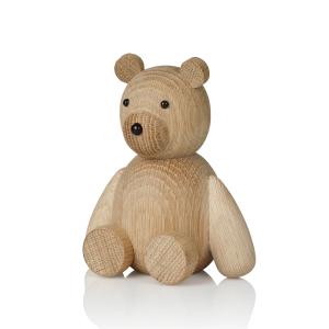 Lucie Kaas - Teddy Figure en bois, h 13,5 cm / chêne