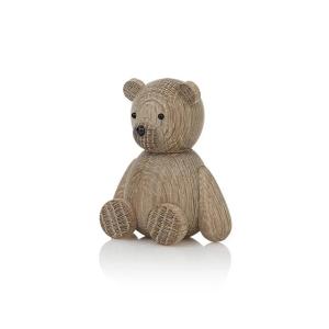Lucie Kaas - Teddy Figure en bois, H 9 cm / chêne